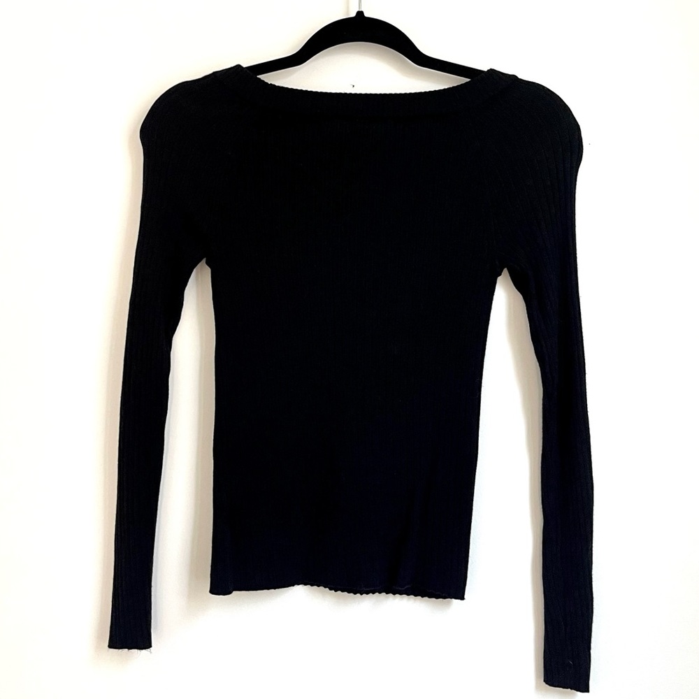 Express Ribbed Knit Top - Picture 3 of 3